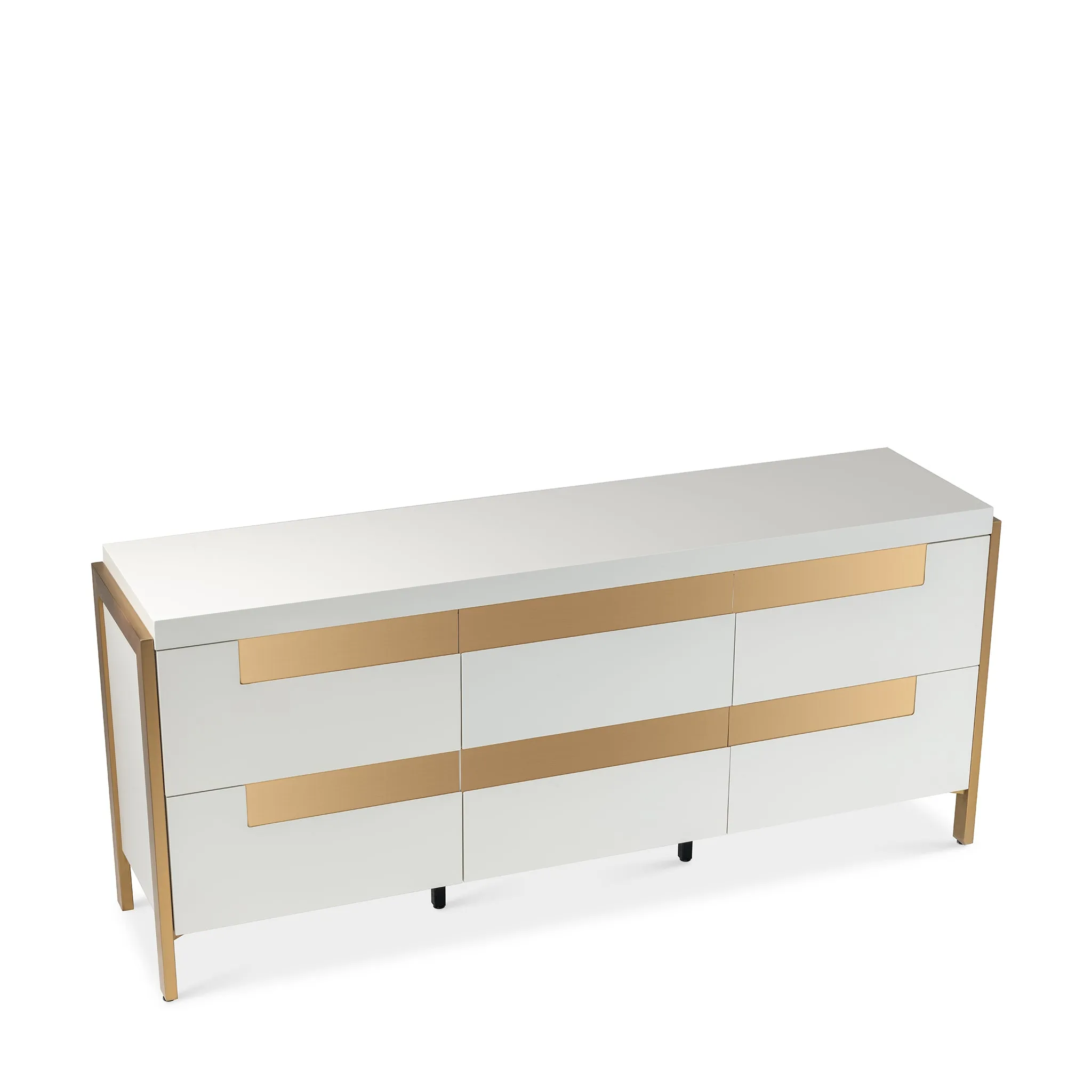 BALMORAL MATTE BEIGE  6-DRAWER CHEST