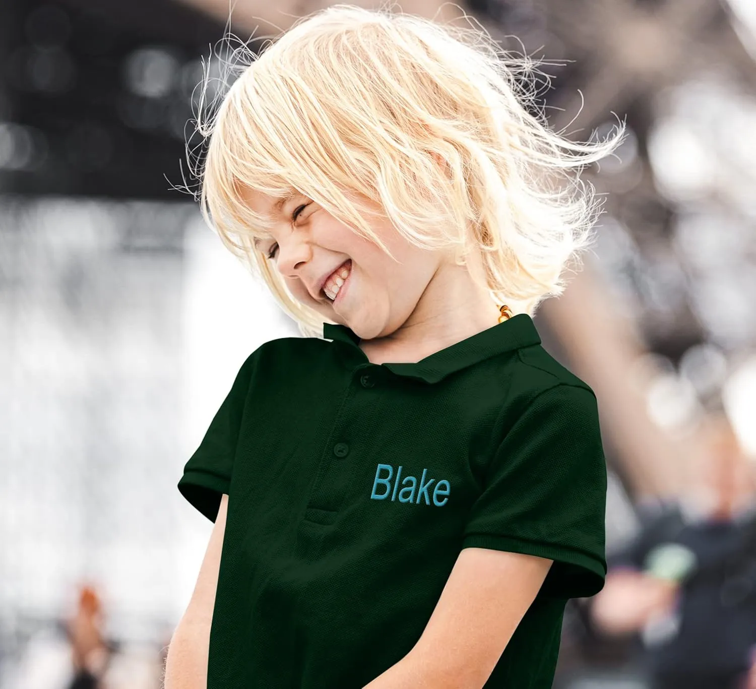 Custom Embroidered Jersey Polo Shirts for Youth Personalized Add Your Own Text