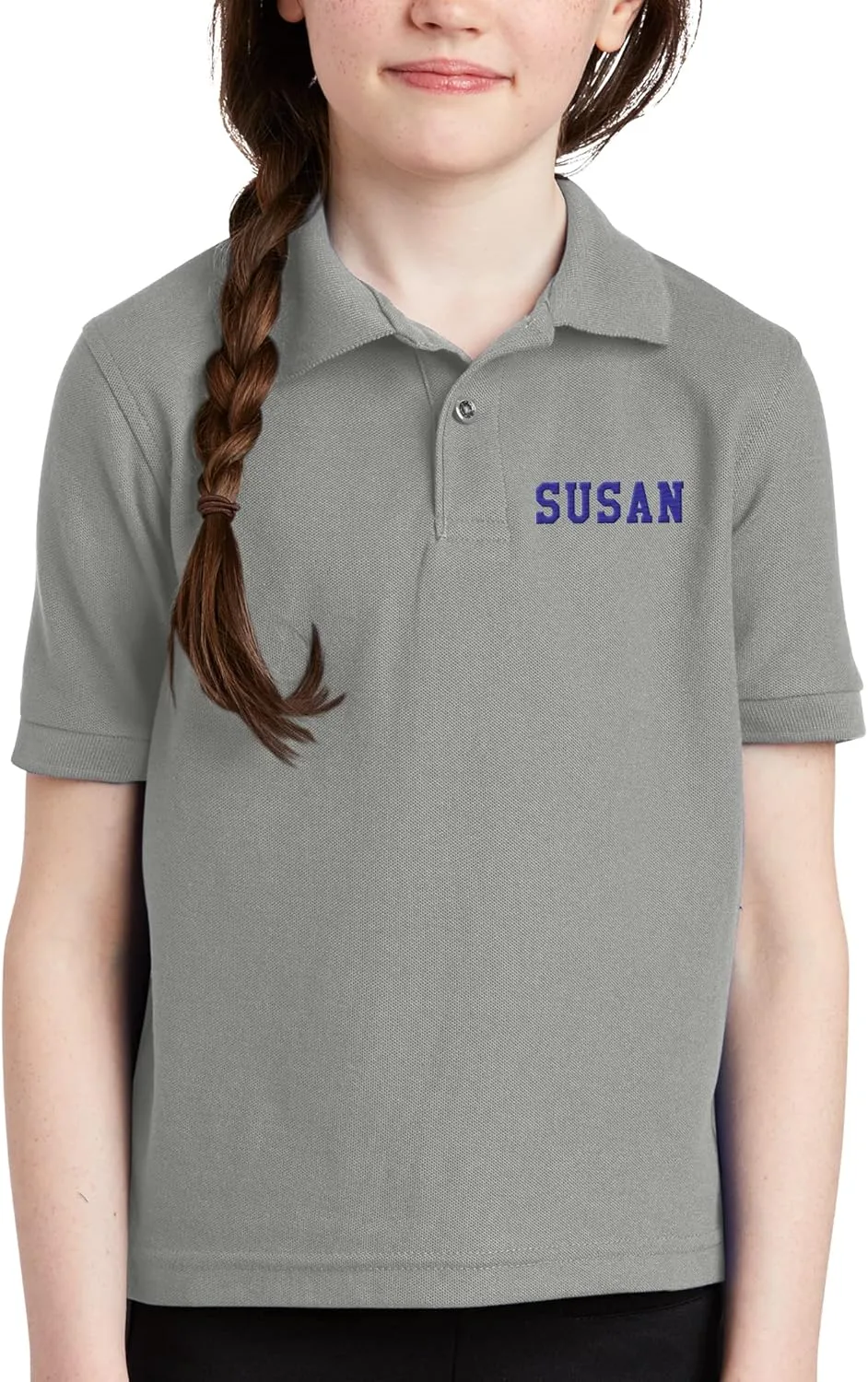 Custom Embroidered Jersey Polo Shirts for Youth Personalized Add Your Own Text