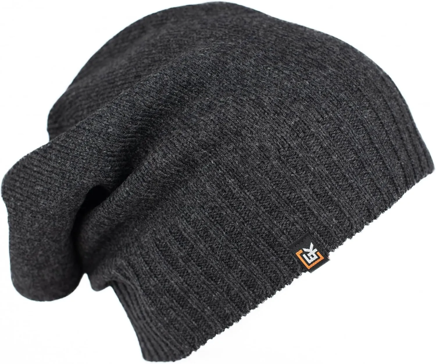 Evolution Knitwear Wool Slouchy Knit Beanie Hat for Men or Women - Super Soft Merino Wool - Made in The USA