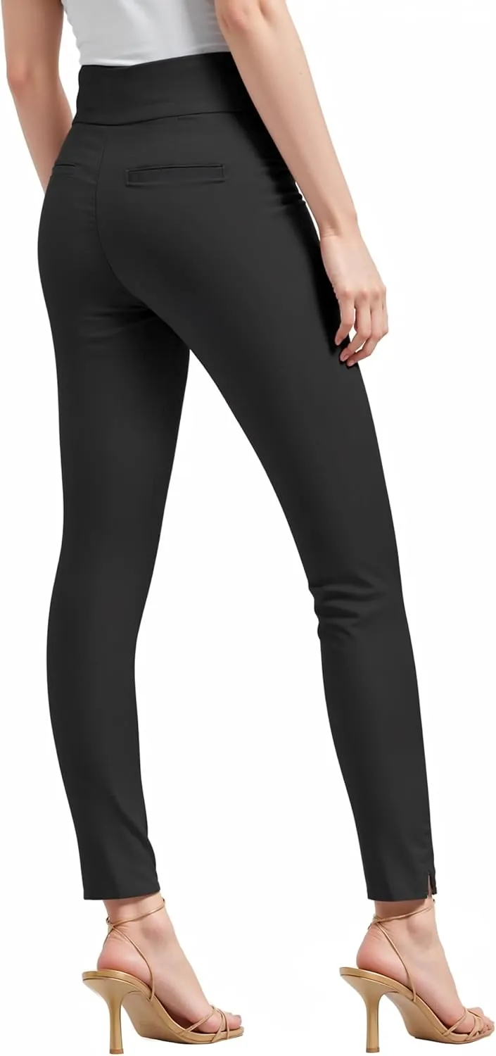 Hybrid & Company Women's Premium Comfort Pants Ultra Stretch Tailored Fit Office Trousers