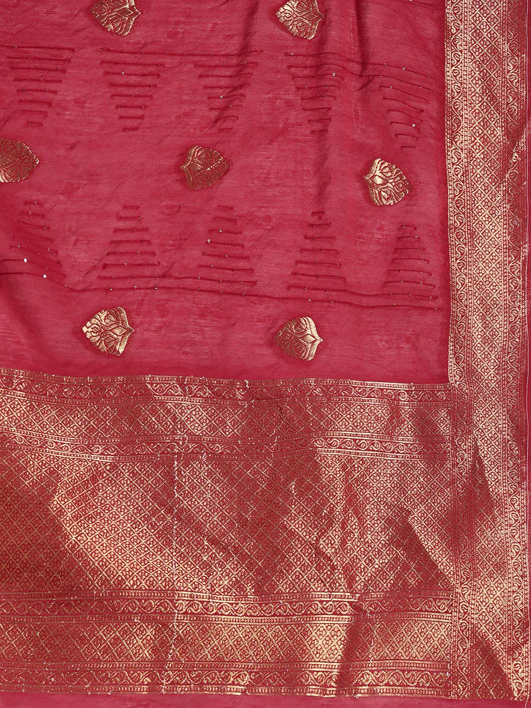 Maroon Rayon Embroidered Kurta Set & Dupatta