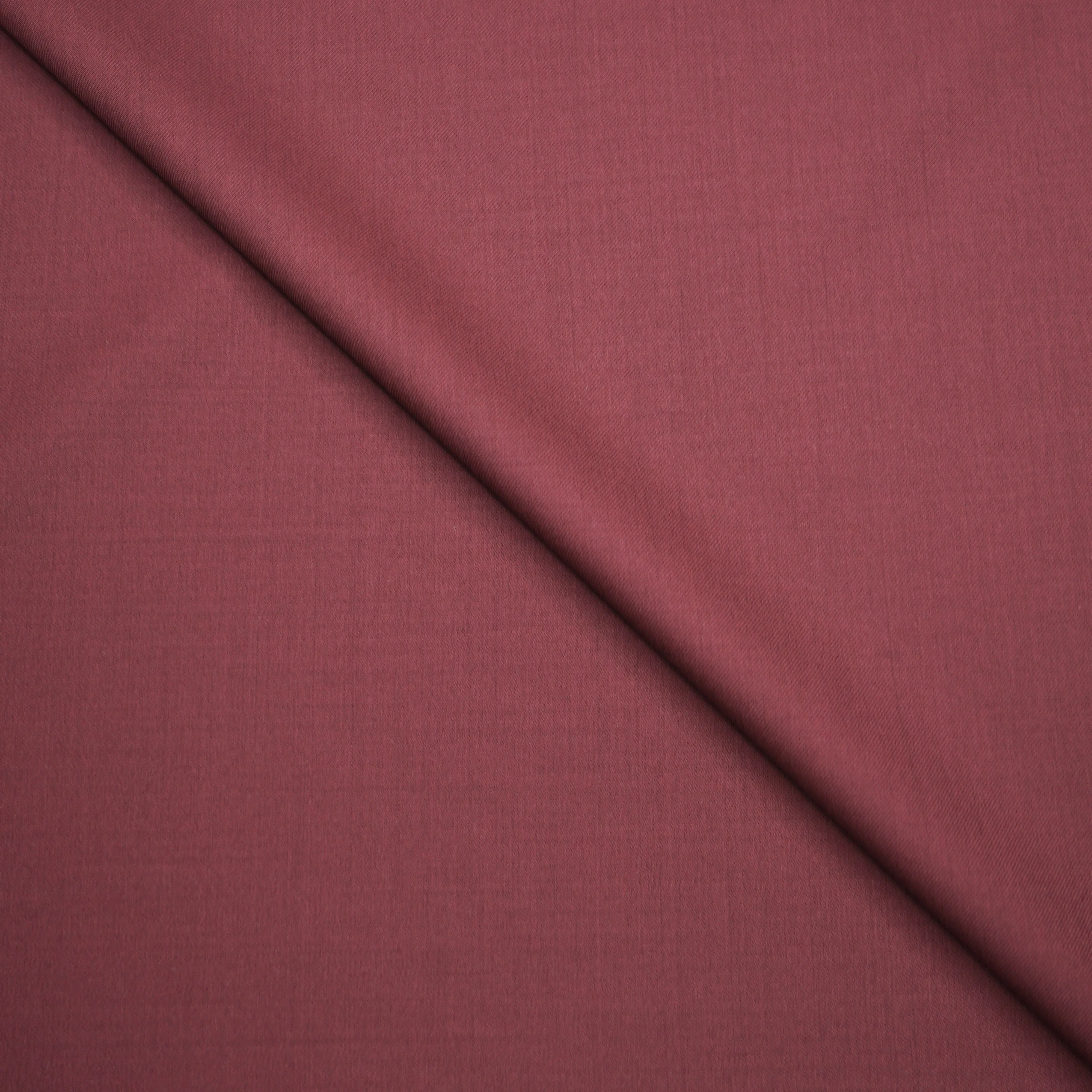 Maroon Solid Holland & Sherry Royal Mile Plains Suiting Fabric