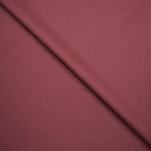 Maroon Solid Holland & Sherry Royal Mile Plains Suiting Fabric