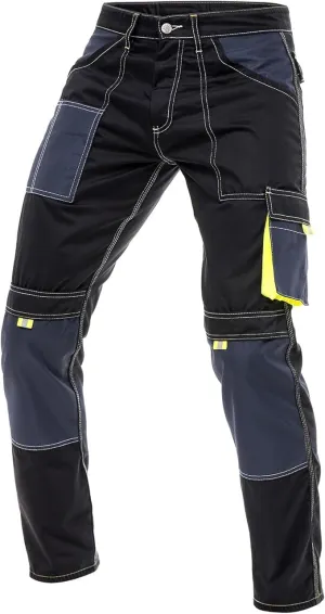 Men's Tactical Cargo Pants  Cordura Reinforced Work Trousers with Knee Pads, Holster Pockets and Safety Trousers