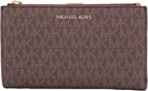 Michael Kors Jet Set Double Zip Wristlet, Navy