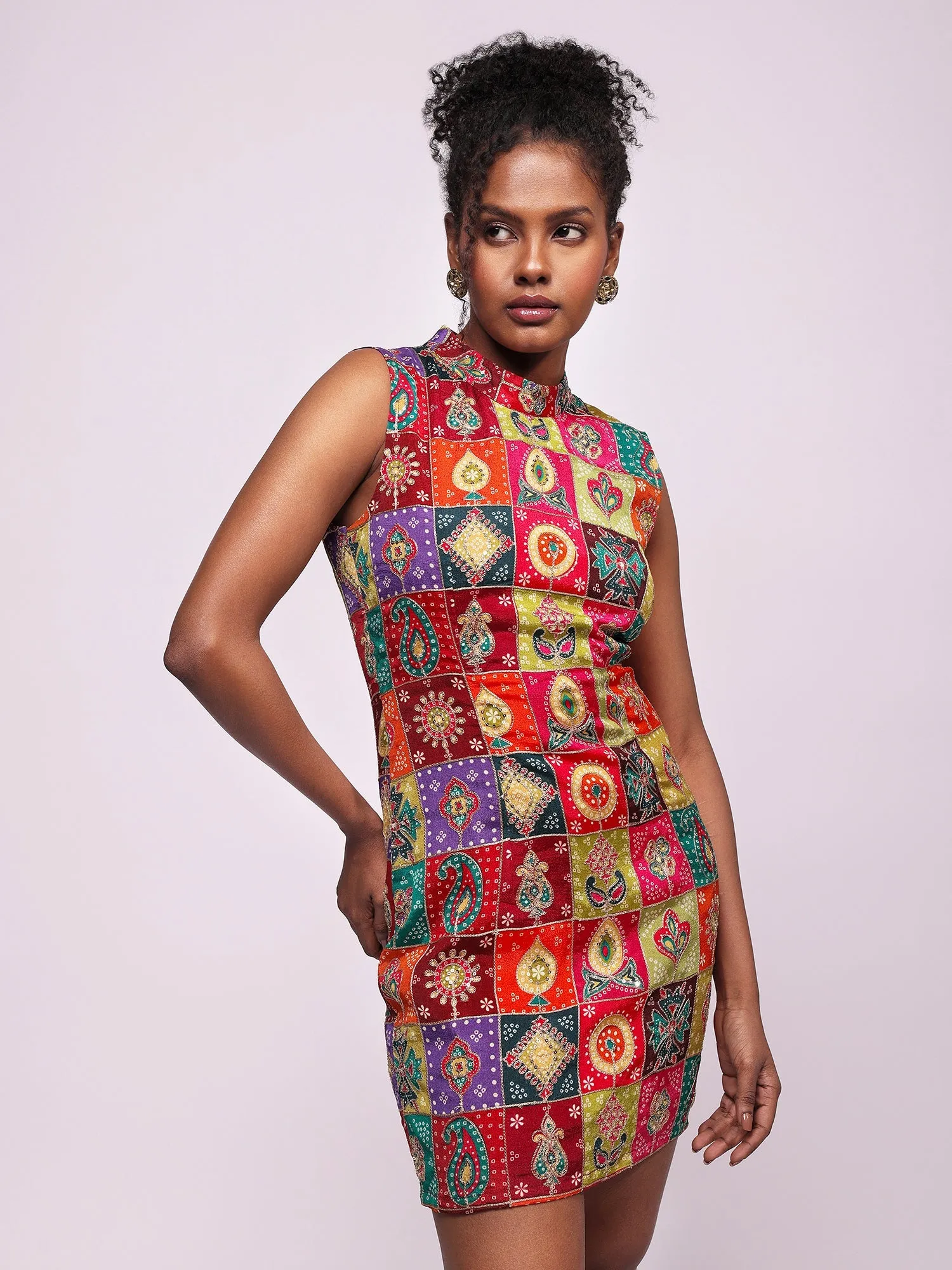 Sania Embroidered Dress