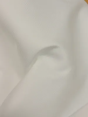 Soft White Polyester Twill - Loyalty