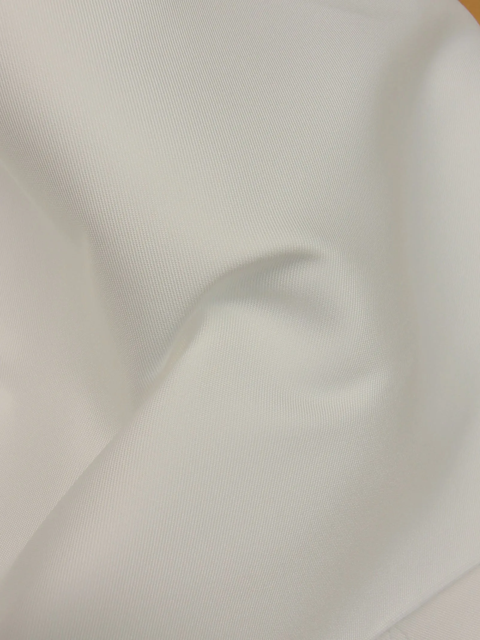 Soft White Polyester Twill - Loyalty