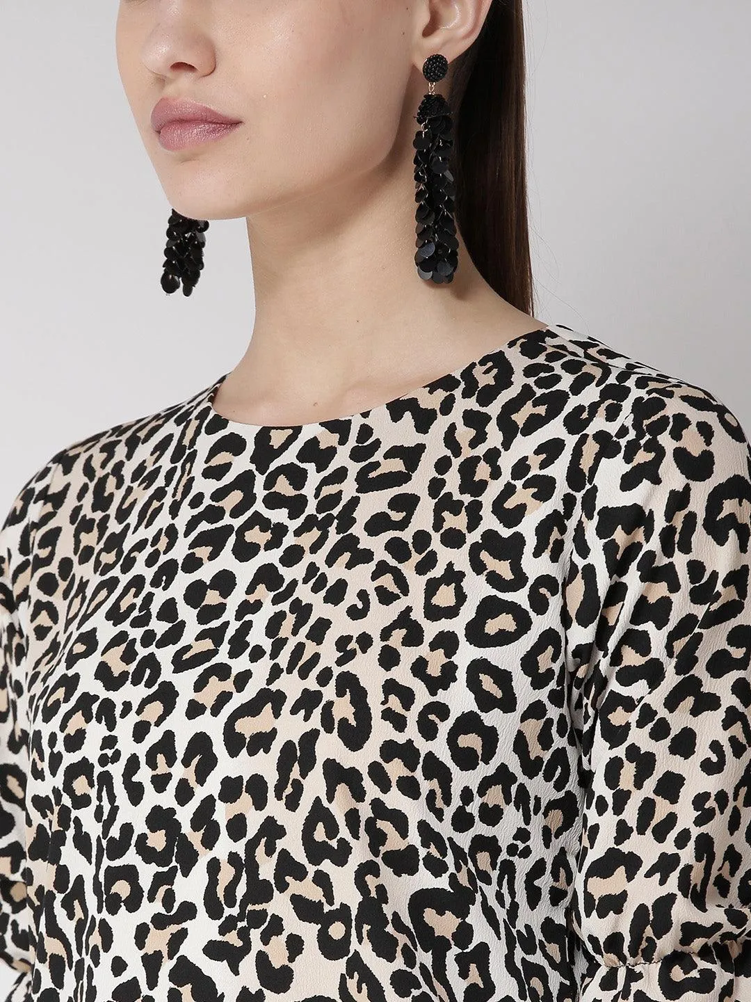Style Quotient Women White And Multi Stripe Printed Polyester Smart Casual Top