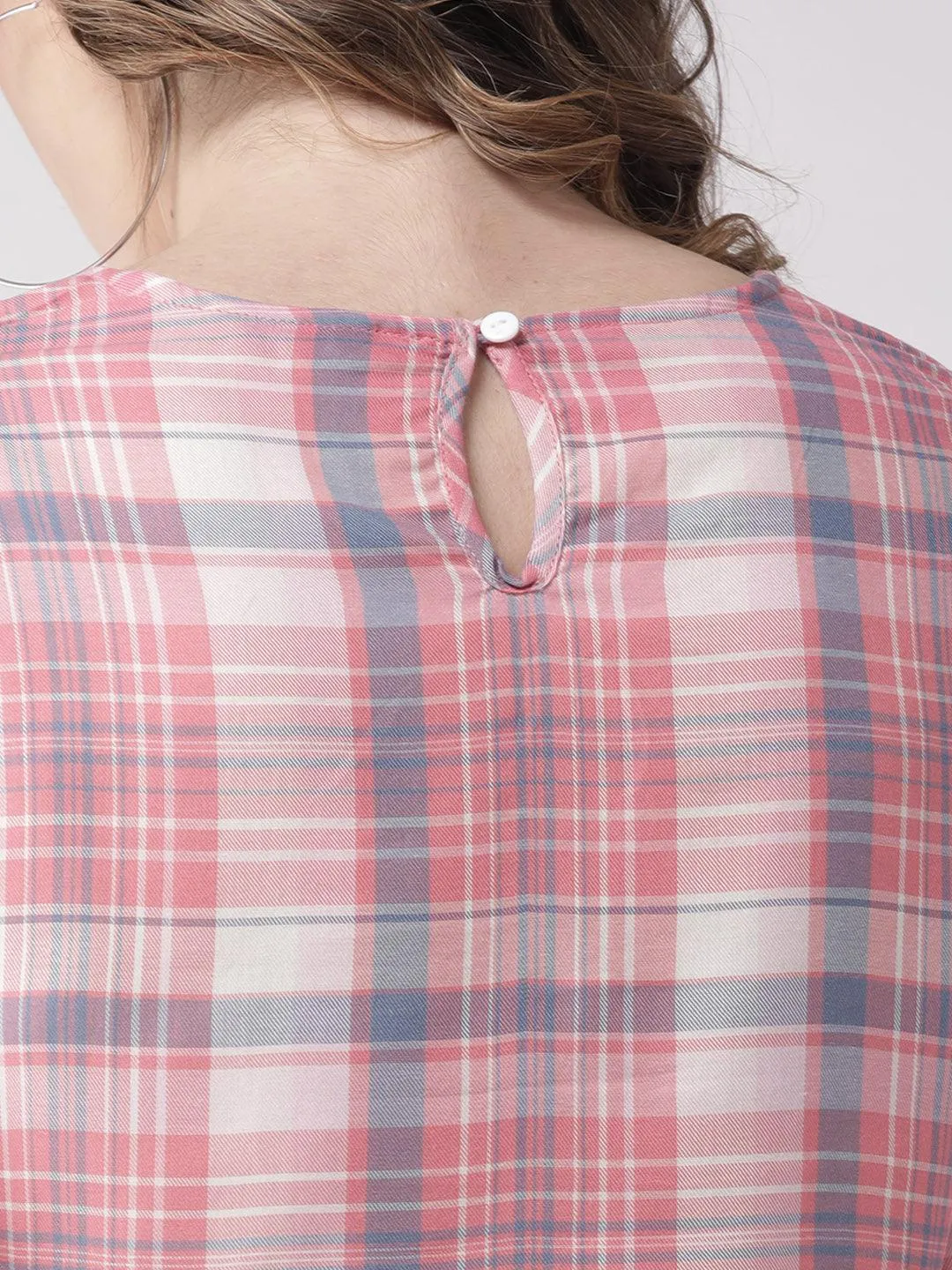 Style Quotient Women White And Multi Stripe Printed Polyester Smart Casual Top