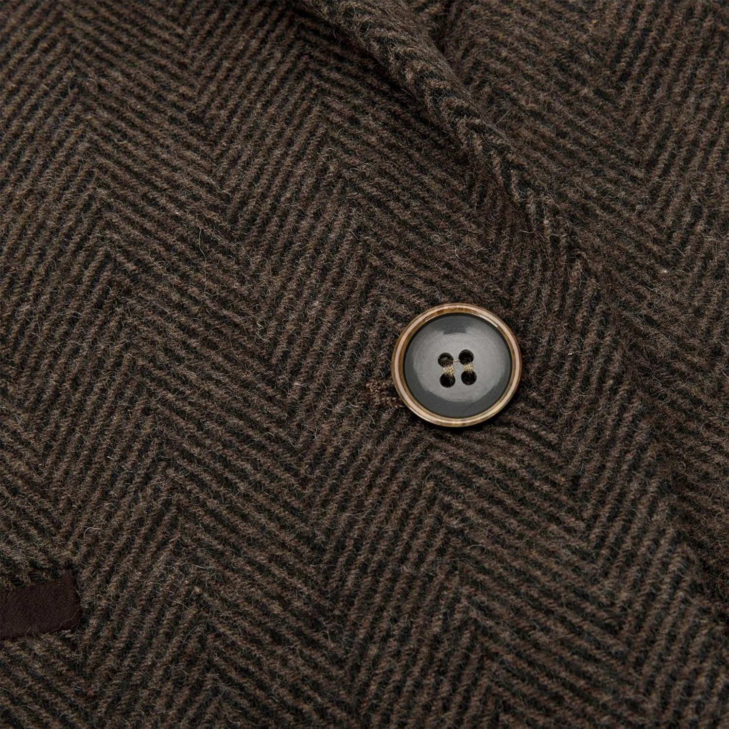 Women Blazer Tweed Herringbone Wool Classic Smart Casual Vintage Check 1920s