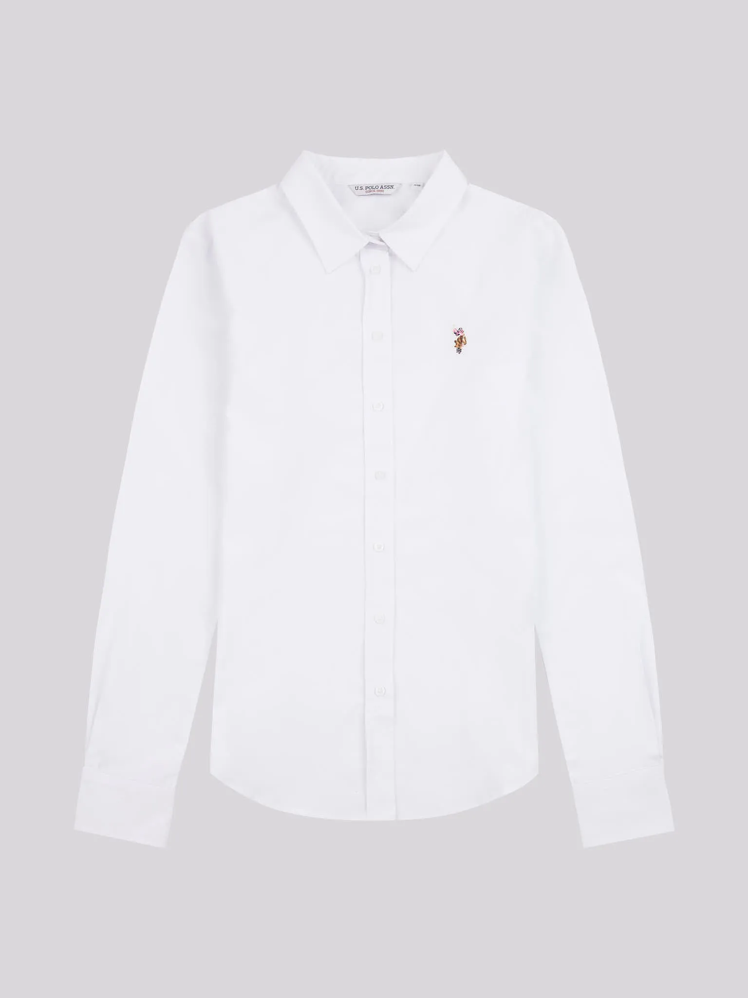 Womens Classic Fit Poplin Shirt in Bright White