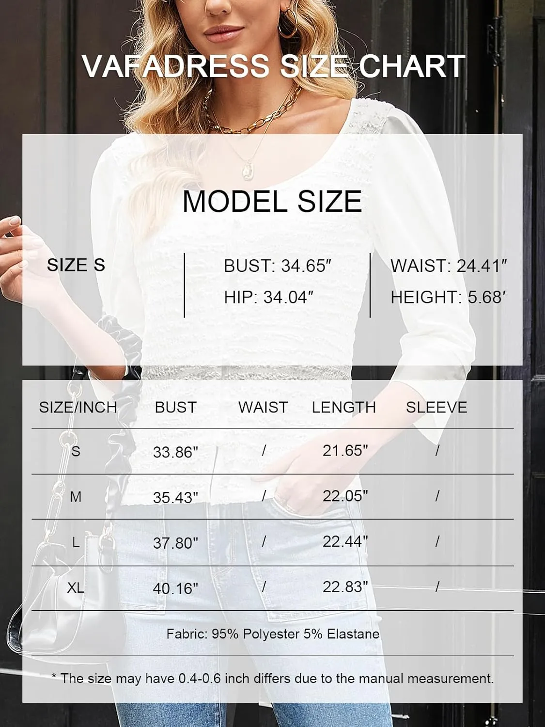 Womens Smocked Cardigan Tops 3/4 Sleeve Button Down Casual Blouse Shirt